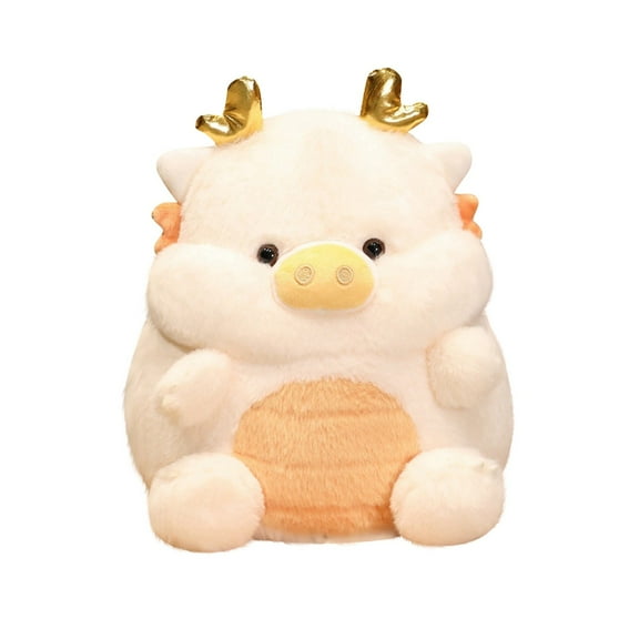 Plush Dragon Stuffed Animal Toy, Soft Macaron Color System Cuddly Pillow, Cute Cartoon Character, Birthday Gift, Home Decor, Huggable and Washable Doll for Girls and Boys