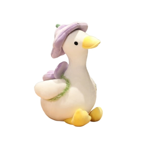 Plush Duck Cute Soft Plushies Stuffed Animal 14/16inch Height Sleeping Aids Decorative Doll Gifts for Teens Boys Girls