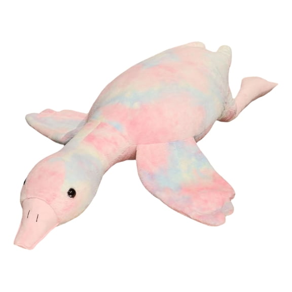 Plush Duck Stuffed Animal Hugging Pillow, Multifunctional Hand Warmer Sensory Toy, Tear Resistant Fleece, Soft Comfort for Relaxation Cuddling, Nice Christmas Gift for Home Office,Multicolor A