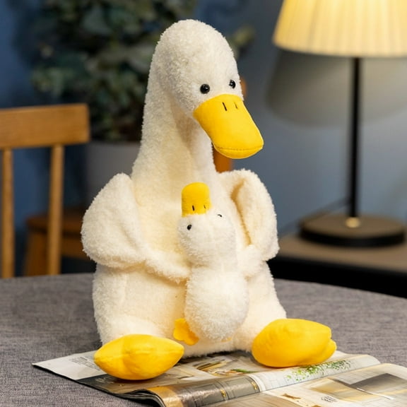 Plush Duck Stuffed Animal Set with 1 Stuffed Duck-Kids Plush Toy Surprise Gift, Farm Party Decor13in