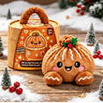 thumbnail image 1 of Plush Dumpling Squishy Toys, Christmas Bao Plush Collection, Adorable Soft Plush Toys, Winter Holiday Collectibles, 1 of 5