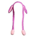 thumbnail image 1 of Plush Ear Moving Jumping Hat Cute Fluffy Cap Soft Warm Headwear Bunny Hat Christmas Holiday Party Gift Comfort Valentine's Day and Easter Hats(Purple), 1 of 4