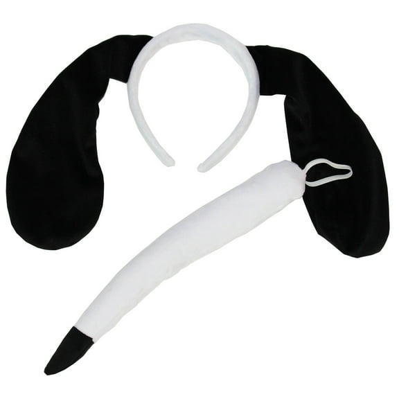 Plush Ears Headband Cute Dog Ear Headwear Party Favor Costume Accessory for Halloween Christmas