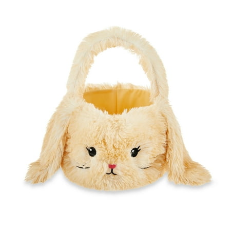 Easter Plush Tan Bunny Easter Basket, by Way To Celebrate