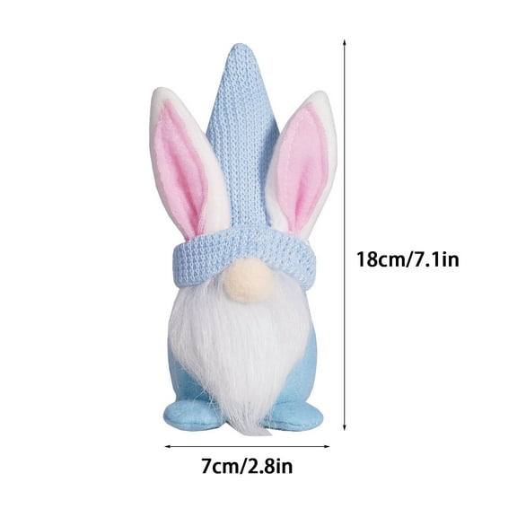 Plush Easter Gnomes,Easter Bunny Gnomes Faceless Doll Decorations,Easter Bunny Gnomes Plush Elf Decorations,Handmade Gnome Bunny Faceless Doll Easter Ornaments, Spring Home Decor Gifts for Women Men