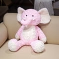 thumbnail image 1 of Plush Elephant Stuffed Toy | Soft Cuddly Pillow Doll | Jogging Pose, Happy Expression | High-Density Fabric | Supportive Nap Pillow | Decorative Accent Gift | Embroidered Details, 1 of 3