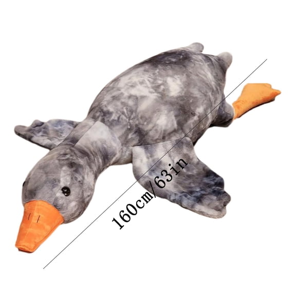 Plush Extra Soft Duck Stuffed Animal Hugging Pillow with Rotund Belly, Safety Nursery Decor Sensory Comfort Toy Cuddle Christmas Companion for Toddlers