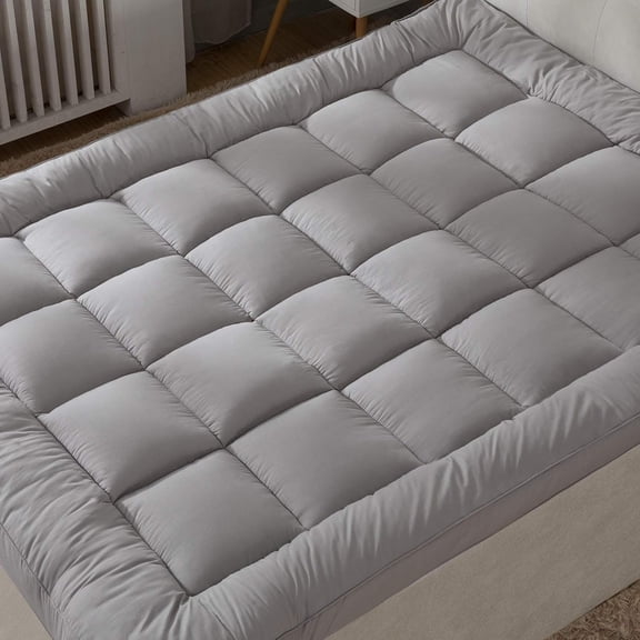 Plush Extra Thick  XL Mattress Topper, Soft  olin Pillow  Be Topper for   with 300TC tton ver, Overfille Mattress Pa ver for  , Fit to 6"-22" Mattress.