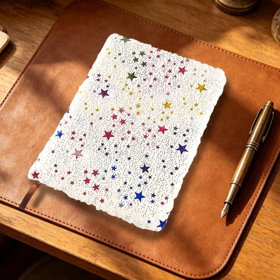Plush Fabric Diary Notebook, Cute Furry Journal Writing Book, Gradient Star Memo Notebook, Soft Cover Daily Notes Pad, Kawaii Writing Journal Supplies, Aesthetic Stationery Gift