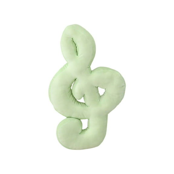 Plush Fabric Offers Soft And Comfortable Feel Ideal For Relaxing Reading Or Napping Creative Musical Note Shape Adds Playful Artistic Flair To Home Decor Perfect For Living Room