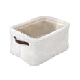 thumbnail image 1 of Plush Fabric Storage Box Organiser, Soft Foldable Home Bin, Sturdy Carry Handle Design, Large Capacity Space Saving, Bedroom Closet Toy Storage, Multi Use Home Office Dorm Essentials, 1 of 6
