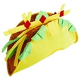 thumbnail image 1 of Plush Fiesta Taco Hat for Mexican Outfit - Mexican Hat for Themed Birthdays, Taco Tuesday, Cinco de Mayo & Halloween Party Costume, Dress Up, Adult Size, 1 of 10