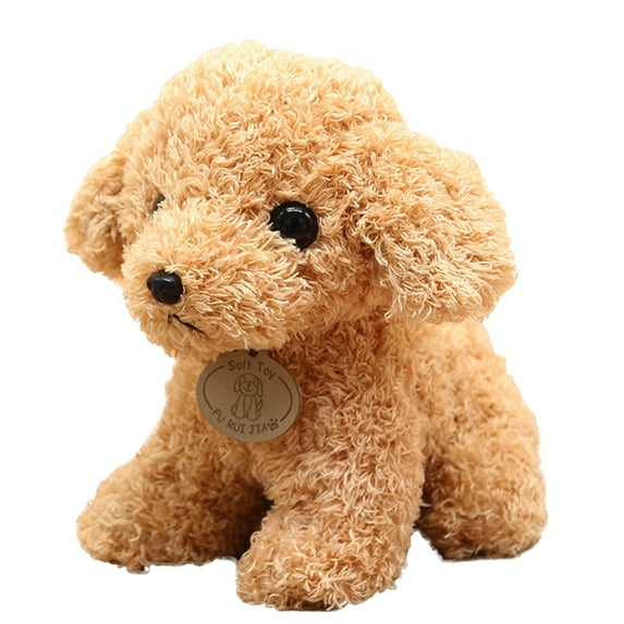Plush Figure Toys — Cute Plush Doll Stuffed Animal Plushies Toys, Plush Dog Toy , Pillow Plush Toy , Plush Realistic Stuffed Animal for Boys and Girls (Light Color, 8 inch)