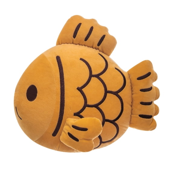Plush Fish Stuffed Animal Cute Soft Throw Pillow For Kids 1 Piece For Home Bedroom Decoration