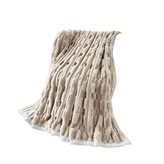 Plush Flannel Bath Towel Blanket Home Fleece Extra Long Blanket Lightweight Blanket for Bed, Sofa, Fleece Blanket Throw Rug Sofa Bedding 70x100cm