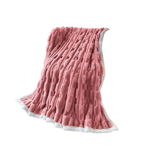 Plush Flannel Bath Towel Blanket Home Fleece Extra Long Blanket Lightweight Blanket for Bed, Sofa, Fleece Blanket Throw Rug Sofa Bedding 70x100cm
