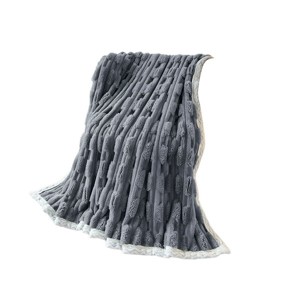 Plush Flannel Bath Towel Blanket Home Fleece Extra Long Blanket Lightweight Blanket for Bed, Sofa, Fleece Blanket Throw Rug Sofa Bedding 70x100cm