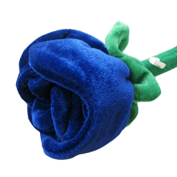 Plush Flower Simulation Rose Flower Plush Toy Bendable Stem Plush Rose Stuffed Flower Soft Roses Plush Bouquet Toy Soft Roses Soft Felt Bendy Bouquet (45x7cm)