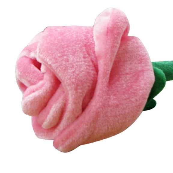 Plush Flower Simulation Rose Flower Plush Toy Bendable Stem Plush Rose Stuffed Flower Soft Roses Plush Bouquet Toy Soft Roses Soft Felt Bendy Bouquet (45x7cm)