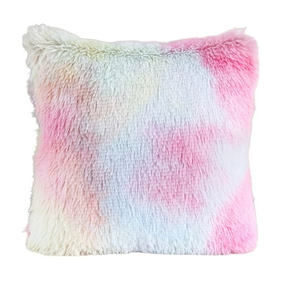 Plush Fluffy Pillow, Tie Dyes Pillows, Decorative Throw Pillows ,Fuzzy Throw Pillows for Mom Gifts,Fur Coquette Room Decor Throw Pillows, Living, Bedroom, Indoor Outdoor