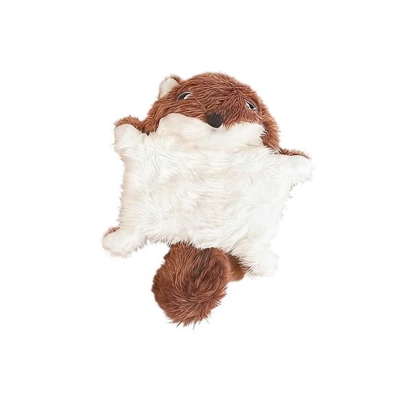 Plush Flying Squirrel Cat Toy Featuring Internal Crinkle Paper, Squeaky Sound Effects for Teeth Grinding and Bite Resistance, Interactive Pet Supplies