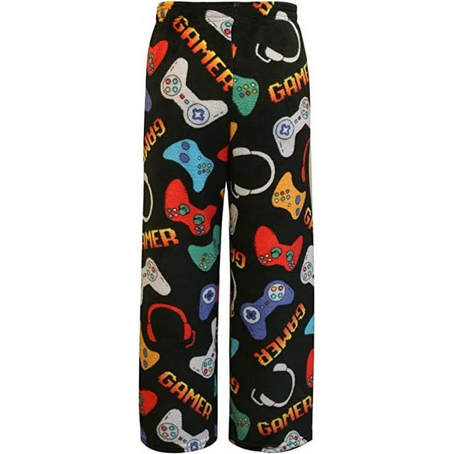 Plush For Life Mens Plush Pajama Pants Fleece PJ Bottoms Lounge