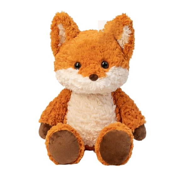 Plush Fox Stuffed Animal Cuddly Companion Soft Throw Pillow for Home Decor Birthday Gift and Nap Time Hugging Accessory, 17 Inch
