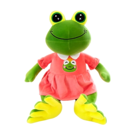 Plush Frog Toys Soft Stuffed Animal for Relaxation and Play Colorful Collectible for Gifting Durable Tactile Comfort for All Occasions 1 Piece