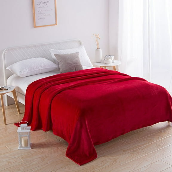 Plush Fuzzy Fleece King Size Bed Blanket, Super Soft Fluffy Thick and Warm Blankets for Sleeping, Fluffy Thermal Blanket for Travel Bed and Couch, Suitable for All Season