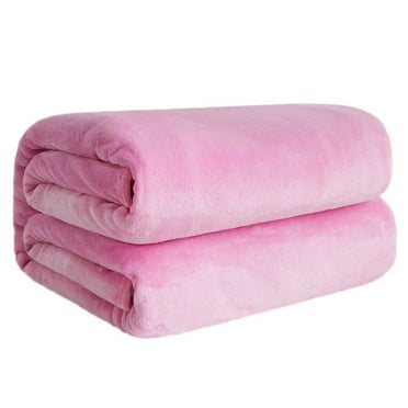 Plush Fuzzy Fleece Queen Size Bed Blanket, Super Soft Fluffy and Thick Blankets for Travel Bed and Couch