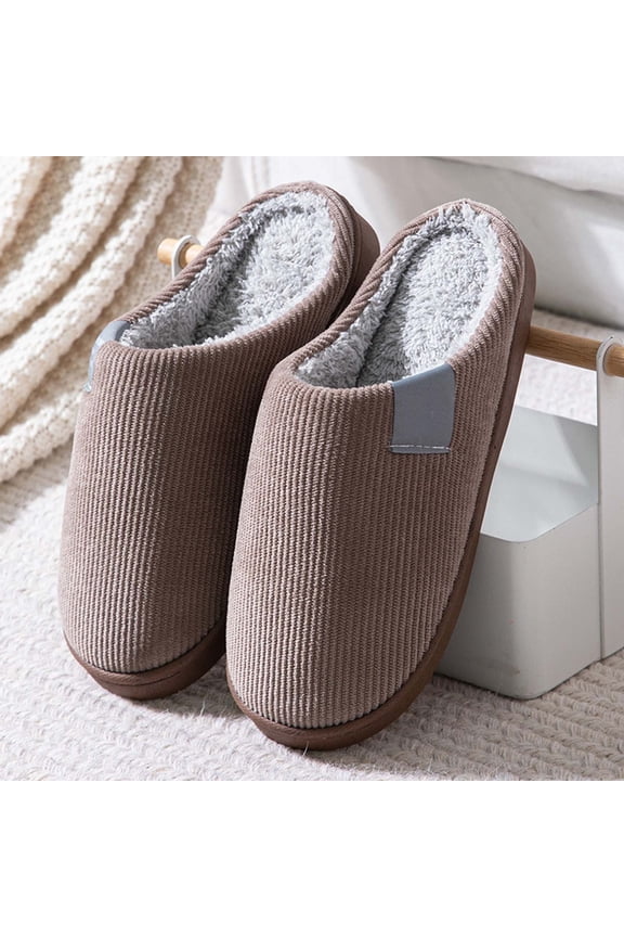 Plush Fuzzy House Slippers with Comfortable Memory Foam Footbed for Indoor Relaxation, Soft and Warm Scuff Design for Women Seeking Cozy Footwear at Home