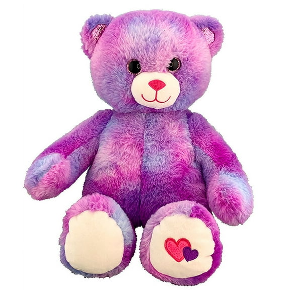 Plush Gear Amore The Bear with Reindeer PJ for Stuffed Animal Outfit - 16 inch Make Own Plushie Teddy Bear Adorable Clothes, Gift for Kids