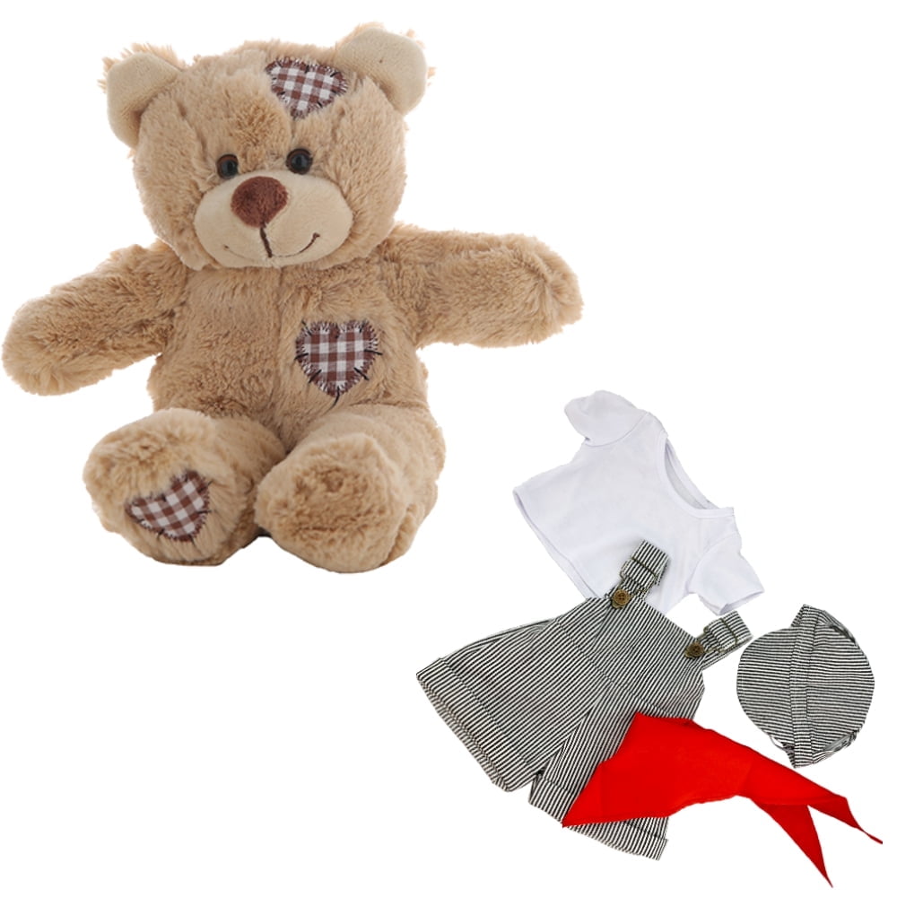 Bear　1113 Plush Gear Brown Patches Bear 8