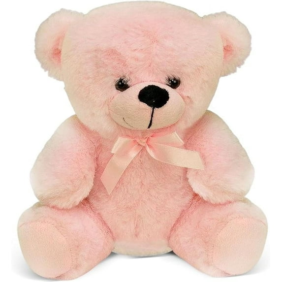 Plush Gear 9 inch Cotton Candy Pink Colorama Plus+ Bear Soft Cuddly Stuffed Toy Gift for Kids