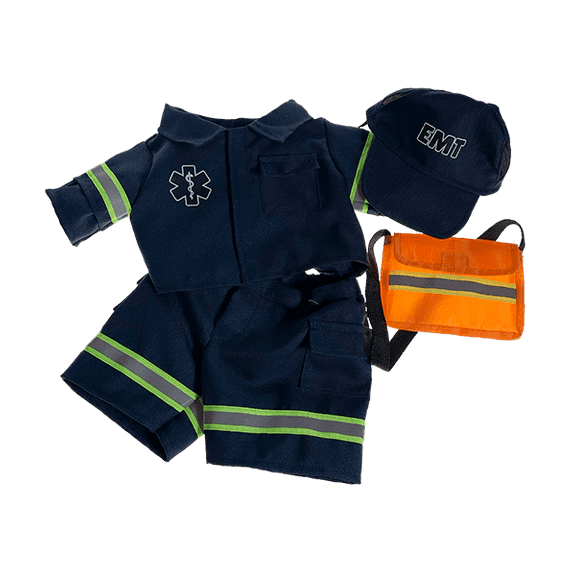 Plush Gear EMT Uniform Outfit Fits 14-18 Plush & Soft Toys