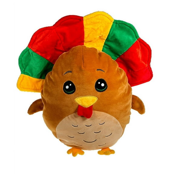 Plush Gear Kawaii Turkey Plush Pillow Soft Thanksgiving Stuffed Animal