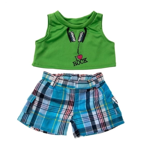 Plush Gear Rock Out Outfit Fits Most 14" to 18" Stuffed Toys, Trendy & Cool