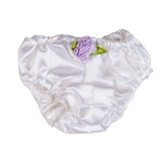 Plush Gear Satin White Panties for 14"-18" Stuffed Toy Soft Underwear Set