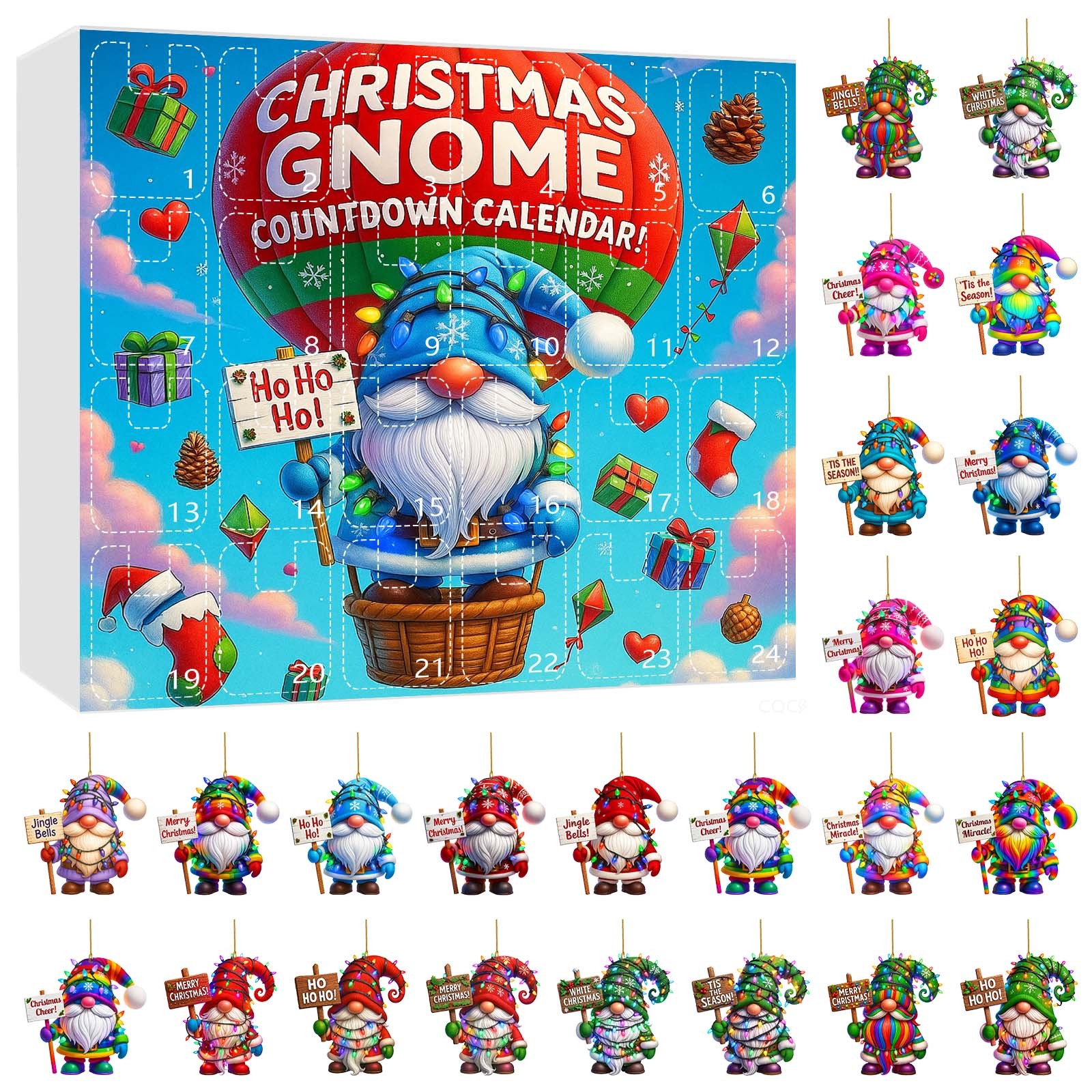 Plush Gnome Advent Calendar 2025 - 24 Days Christmas Countdown with ...