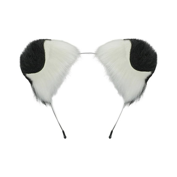 Plush Hairband With Floppy Puppy Ears Comfortable Stretchy Design Theme Costume Accessory for Women and Girls