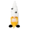 thumbnail image 1 of Plush Halloween Mummy Figurine Spooky Table Accent for Indoor Home Party Display, 1 of 6