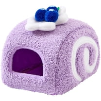Plush Hamster House Small Animal Cage Small Pet Nest Pet Toy Hiding House Cute Desserts Cake Plush Hamster Bed for Rat