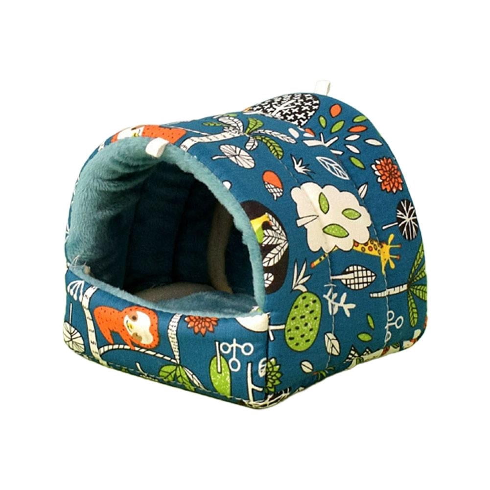 Plush Hamster Nest, Cotton Small Animal Bed,Warm Plush Guinea Pig Hut ...