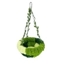 Plush Hanging Hammock Bed for Bird Cages - Warm Fleece Sleeping Nest for Parrots, Parakeets, Cockatiels, Lovebirds, Budgies, Canaries & Small Pets
