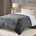Plush Heated Blanket, Full Size Bed Electric Blankets with 20 Heat