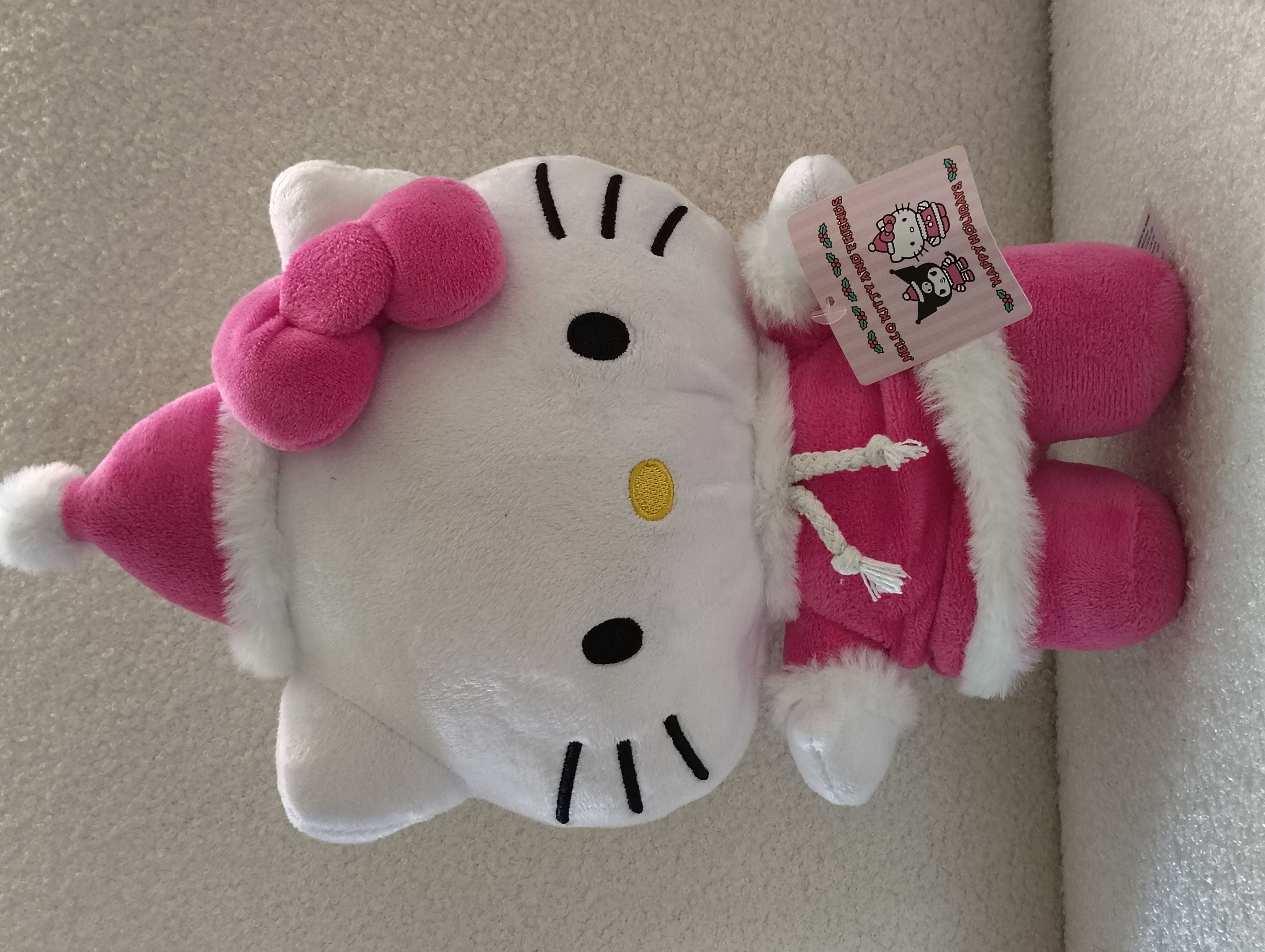 Plush - Hello Kitty - Christmas Pink Dress Costume 10"