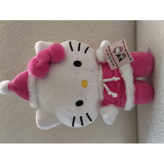 Plush - Hello Kitty - Christmas Pink Dress Costume 10"