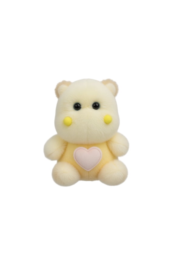 Plush Hippo Doll Pendant Soft Stuffed Animal Toy with Dress for Backpack Keychain Decoration Gift