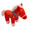 thumbnail image 1 of Plush Horse Doll, Soft Stuffed Animal Toy for Display, Decorative Companion, and Sentimental Gift, Symbolic Year of the Horse Figurine(Red), 1 of 8