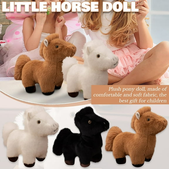 Plush Horse Pony Doll Toys, Stuffed Animals Plush Toys, Plush Pillow Toys, Cute Plush Dolls, Christmas Gifts